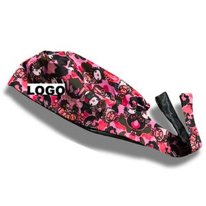 Cuffia Chirurgica in Cotone Traspirante con Stampa Fantasia Zucchero e Spezie, Fodera in Raso, Assorbente, Unisex, per Uso Ospedaliero - Product Image 6