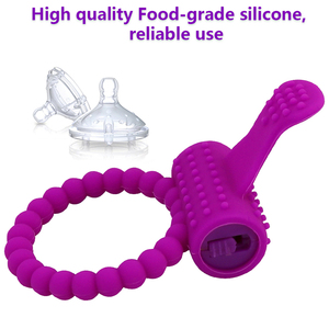 Anillo Vibrador de Silicona MELO para Retrasar la Eyaculación - Uso en Adultos, 2 Baterías AG5 - Product Image 4