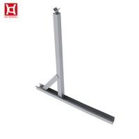 Support de montage solaire en acier galvanisé à chaud, pince de tuyau robuste, plaque de base, support pour l'installation d'antennes de toit