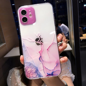 Moskado — coque de téléphone Apple en silicone souple, étui de couleur unie avec motif de marbre Transparent pour <span class=keywords><strong>iphone</strong></span> 12 Pro, 7, 8 plus, 11, X, XS, XR MAX MiNi, 6, 6S - Product Image 3