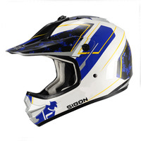SIBON B0820140 ABS Shell Dot Certifié Casque Moto Cross Casque Casque pour Moto