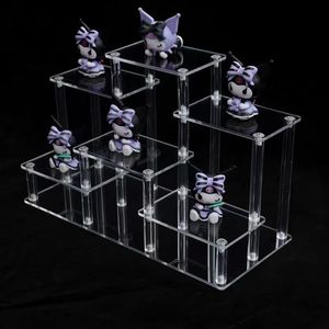 Acrylic Transparent Display Stand Multi Layer Figurine Storage Desktop Organizer For Anime Collectibles - Product Image 3
