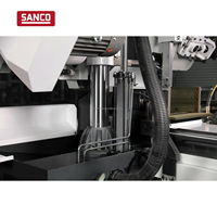 Scie à ruban CNC intelligente à alimentation automatique pour le traitement des tuyaux et tubes, machine de découpe industrielle fiable pour métaux, certifiée CE, prix compétitif