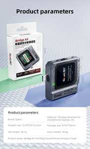 Detector de Conector de Teléfono Qianli IBridge A3 Compatible con Lightning y Tipo-C para <span class=keywords><strong>iPhone</strong></span> y Samsung, Detector de Errores de Carga, Herramienta de Reparación - Product Image 2