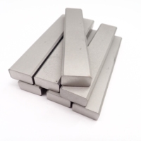Barra Plana de Carburo de Tungsteno STB de Alta Calidad, 105*20*10mm, Grado YG8/YG15/YG20, Personalizada, con Bisel