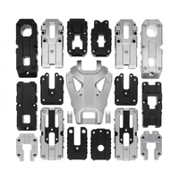 Services d'usinage CNC de haute précision pour la coque principale de chien robot, composants de châssis de robot en alliage d'aluminium personnalisés