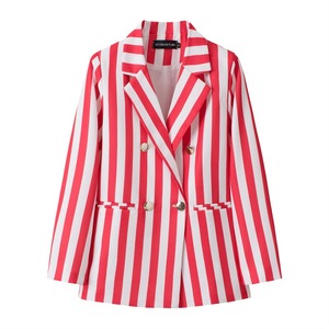 <span class=keywords><strong>Blazer</strong></span> da <span class=keywords><strong>Donna</strong></span> Personalizzato <span class=keywords><strong>a</strong></span> Doppio Petto con Scollo <span class=keywords><strong>a</strong></span> V, Top Elegante <span class=keywords><strong>a</strong></span> <span class=keywords><strong>Righe</strong></span> Bianche e Nere con Decorazione <span class=keywords><strong>a</strong></span> Bottoni - Product Image 3