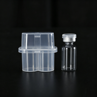 En stock : Boîte de stockage en plastique pour poudre lyophilisée, flacon de peptide vaccinal, flacon transparent Cillin 3ml, 5ml, 7ml