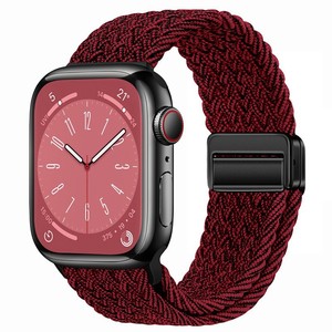 <span class=keywords><strong>Bracelet</strong></span> <span class=keywords><strong>tressé</strong></span> en nylon pour <span class=keywords><strong>Apple</strong></span> <span class=keywords><strong>Watch</strong></span> Band 40 41 42 44 45 46 MM <span class=keywords><strong>Bracelet</strong></span> à boucle magnétique pour IWatch Series 4 5 6 7 8 9 10 - Product Image 4