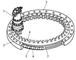 Moteur oscillant ZX70 ZX80 ZX70LC ZX80LCK ZX80SB ZX80SBLC pour pièces de mini-excavatrice HITACHI MFC40-002A 4470057 4429255 4445648 4429255 - Product Image 5