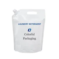 Emballage coloré 1kg prix usine pochette à bec savon liquide poudre à laver détergent sacs d'emballage