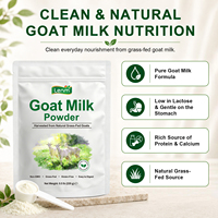 Lenm Private Label 220g Bubuk Susu Kambing Alami Non-GMO Kelas Makanan, Dari Sapi yang Diberi Makan Rumput, Tinggi Protein dan Kalsium untuk Minuman Kopi & Resep