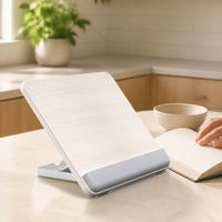 Support de livre créatif P29, support réglable pour ordinateur portable et tablette en silicone souple, idéal pour le travail et l'utilisation quotidienne.