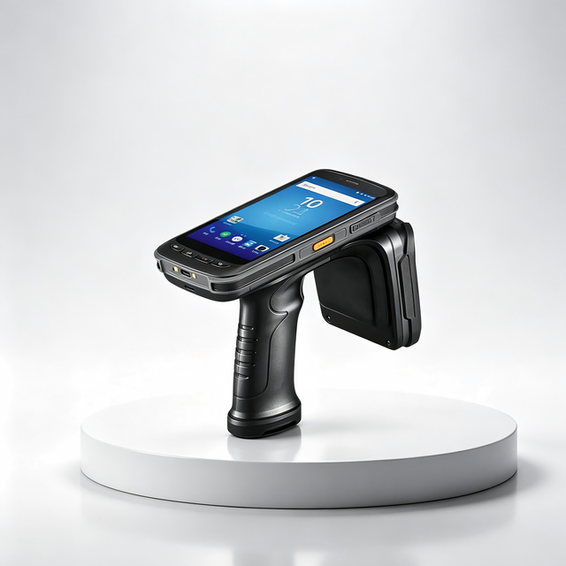 Chainway OEM C72 Rugged Android Handheld UHF RFID Electronic Tag Reader Long Reading Range PDA Barcode Scan Gun for Warehouse