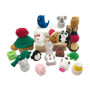 High Quality Pink Cartoon Rabbit Flocking <strong>Jewelry</strong> <strong>Box</strong> for Ring Gift Packaging Boys and Girls Jewellery Boxes Packaging - Product Image 1