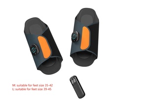 Zapato vibrador de reflexología de acupresión portátil con masajeador, zapatillas de masaje para el cuidado de los pies - Product Image 4