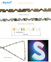 Zickzack-LED-Streifen 2835 60LED/72LED 8mm Goove LED-Licht leiste in 3000K 4000K 6000K 7,2 W IP20-Schutzart CE ROHS