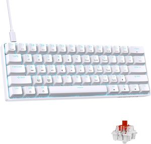 <span class=keywords><strong>Meilleurs</strong></span> claviers mécaniques abordables Clavier de jeu <span class=keywords><strong>portable</strong></span> 60% Clavier de jeu rétroéclairé LED 61 touches Clavier de jeu filaire pour Windows - Product Image 1