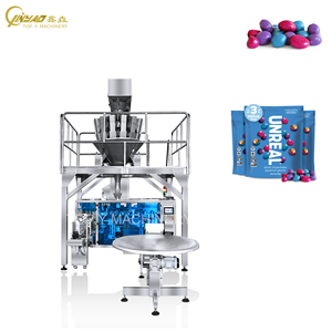 Ngày bóng đứng lên máy đóng gói Túi độ chính xác cao <span class=keywords><strong>multihead</strong></span> định lượng Gummy kẹo doypack máy đóng gói - Product Image 1
