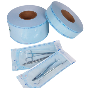 70GSM eco-friendly di sterilizzazione della carta sacchetto dentale rotolo 100 metro termosaldato bobine piane ospedale immondizia Gamma/EO/vapore - Product Image 2