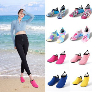 Zapatos de Agua con Punta Cerrada, Parte Superior Sintética, Suela de Goma Antideslizante, Unisex, para Verano, Snorkel, Playa, Natación, Senderismo - Product Image 3