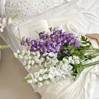 2 Tangkai Bunga Delphinium Buatan untuk Dekorasi Rumah, Ruang Tamu, dan Dekorasi Pernikahan