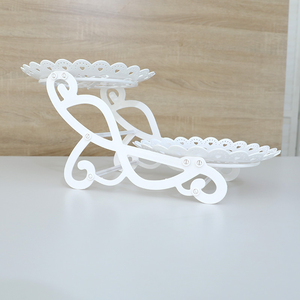 Mehr schicht iger Displayst änder für Dessert tisch Geburtstags arrangement Lebensmittel Kuchen blech Obst teller Haushalt Display Box Regal - Product Image 4