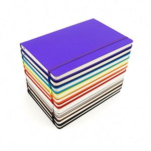 Carnet de notes professionnel personnalisé A5, couverture rigide en cuir PU, agenda, journal avec bande élastique - Product Image 1