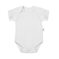 MAMIMAKA Lot de 6 Combinaisons à Manches Courtes en Tricot Doux pour Bébé Nouveau-né, Vêtements en Coton pour Bébés Garçons et Filles de 6 à 9 Mois