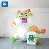 Personnage de dessin animé dragon mignon gonflable mascotte gonflable personnalisée