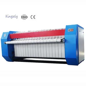 Giá Tốt Tự Động Biến Tần Số Khăn Ủi Máy Thương Mại Flatwork Ironer Cho Khách Sạn