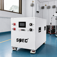 Kit DIY SOEC 32kWh MB56 avec roues, installation facile, BMS intelligent JK 300A, batterie Lifepo4 de qualité A 51.2V 628Ah, boîtier DIY