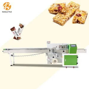 Multifunctional Pillow Wrapping Flow Food Stick Pouch Tube Ice Packing Hamburger Bun Packaging Machine