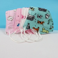 Masques faciaux pour enfants KN95 à attaches auriculaires, emballés individuellement, colorés, pour la protection des enfants