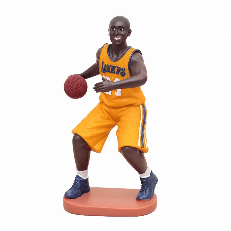 कस्टम बास्केटबॉल राल Bobblehead मूर्ति निजीकृत Bobble सिर कार्रवाई आंकड़े एनबीए बास्केटबॉल प्लेयर