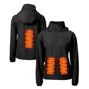 Beheizbare Damenjacke mit Akku, Kuschelige Heizjacke, Outdoor-Jacke, Wasserdichter Thermomantel für Camping, Klettern und Picknick - Product Image 1