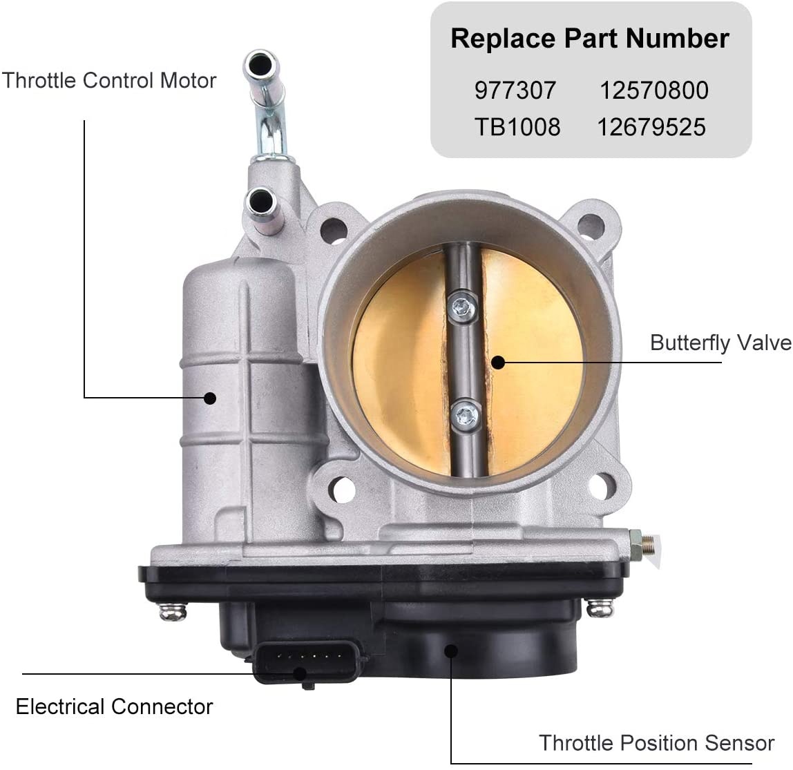 Throttle Body Assembly 16119-JA00A for Nissan Sentra 2007