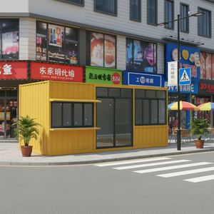 Maison conteneur préfabriquée, bureau, mini-maison, cabane portable pour camping, hôtel, centre commercial, salle de <span class=keywords><strong>réunion</strong></span>, kiosque, maison de plage - Product Image 2