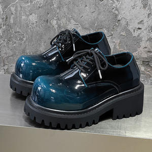 รองเท้าหนังแฟชั่น<span class=keywords><strong>73220</strong></span>สำหรับผู้ชาย, รองเท้าทำงานส้นหนาสำหรับนักธุรกิจชาย - Product Image 2