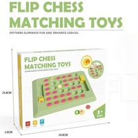 YSJ haute qualité défi éducatif jouet deux joueurs table interactive bataille Animal Flip jeu de mémoire d'échecs