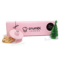 Büttenpapier Pappe leer benutzer definierte Stempel Logo Schokoladen box Geschenk Cookie Verpackung für Süßigkeiten mit Trennwänden