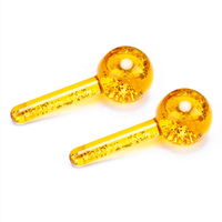 Ensemble de 2 outils de massage à eau glacée pour la beauté, ensemble de globes de glace pour le visage, boîtes de conditionnement, globes de glace rafraîchissants