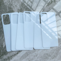 Coque de téléphone 2D par sublimation, coque de téléphone TPU+PC avec plaque en verre pour Samsung A52 A53 A51 A55 A56, coque de téléphone à transfert par presse à chaud