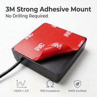 Antenne WiFi double bande 2.4G 5G externe, patch avec fixation adhésive 3M, amplificateur de signal SMA mâle pour voiture intelligente, passerelle IoT, routeur IPC
