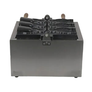 Macchina elettrica per <span class=keywords><strong>Waffle</strong></span> Belgian di qualità Premium 2000W a bocca aperta a forma di pesce Taiyaki macchina per <span class=keywords><strong>Waffle</strong></span> 3 pezzi - Product Image 2