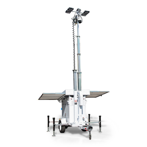 Tour légère mobile solaire du mât 7m télescopique résistant au feu LED pour des opérations de lutte contre l'incendie - Product Image 1