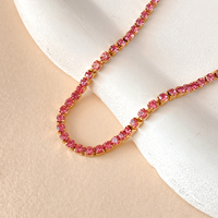 Bracelet artisanal pour femme EMANCO en zircon multicolore brillant, pierre de naissance, en acier inoxydable PVD couleur or/argent, idéal pour les fêtes, livraison directe