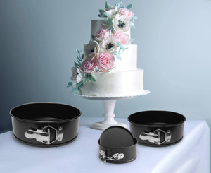 Forno a tenuta stagna con fondo rimovibile antiaderente, teglia a forma di molla Premium con fondo rimovibile per <span class=keywords><strong>torte</strong></span> da forno - Product Image 4