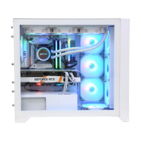 Panneau latéral en verre trempé pour joueur Table PC Bureau RGB Refroidissement par eau Ordinateur Gaming Case And Desk Two In One Combo