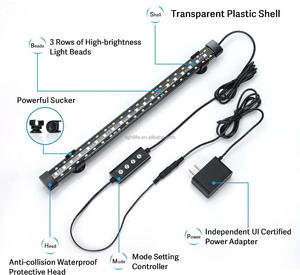 24/7 Lámpara de acuario de modo natural-Luz de <span class=keywords><strong>pecera</strong></span> de espectro completo con temporizador Encendido automático Apagado Luz LED de acuario SUMERGIBLE - Product Image 6